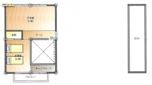 坂東アンデルセン２階間取り図
