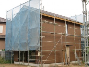 坂東市アンデルセン外壁
